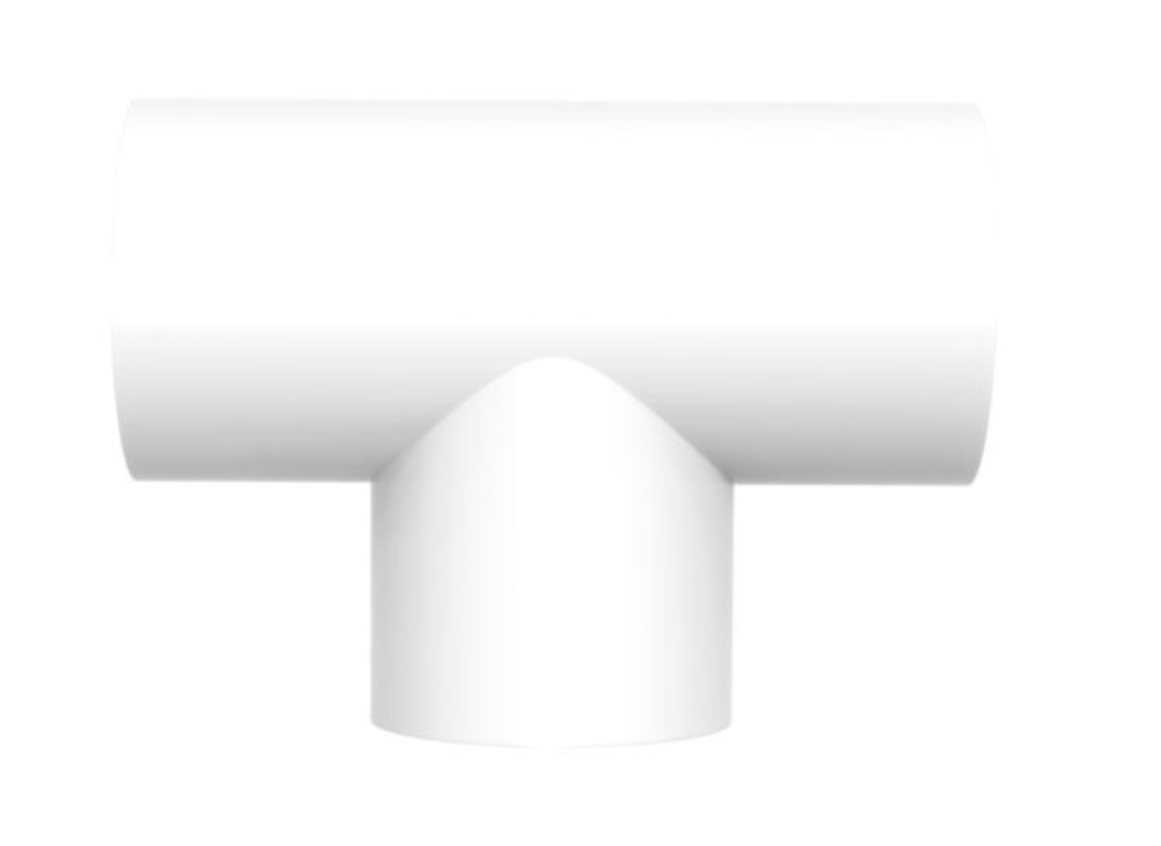 1.5" White Tee Joint P P P