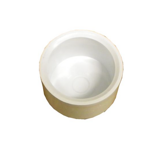 1.5" White End Cap - Pack of 10