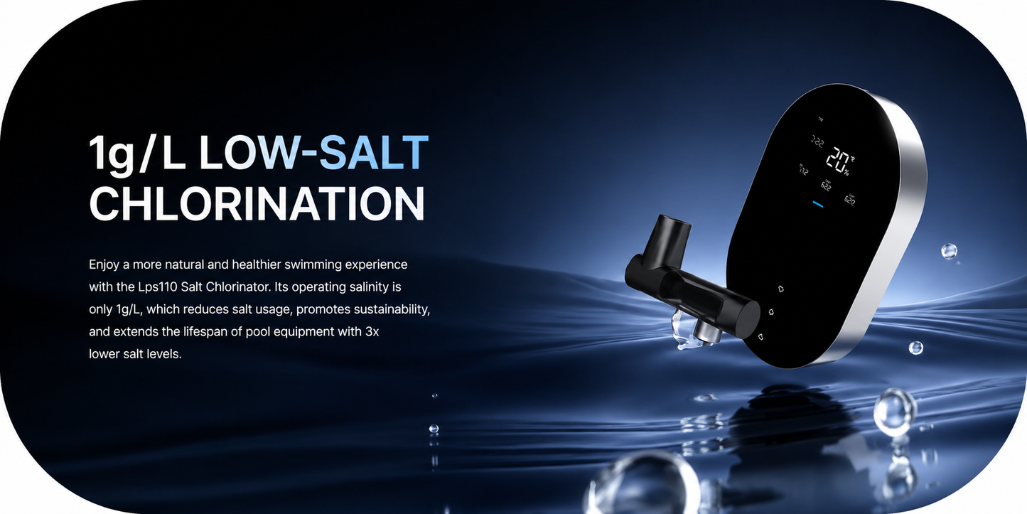Salt Chlorinator for pools up to 100m³