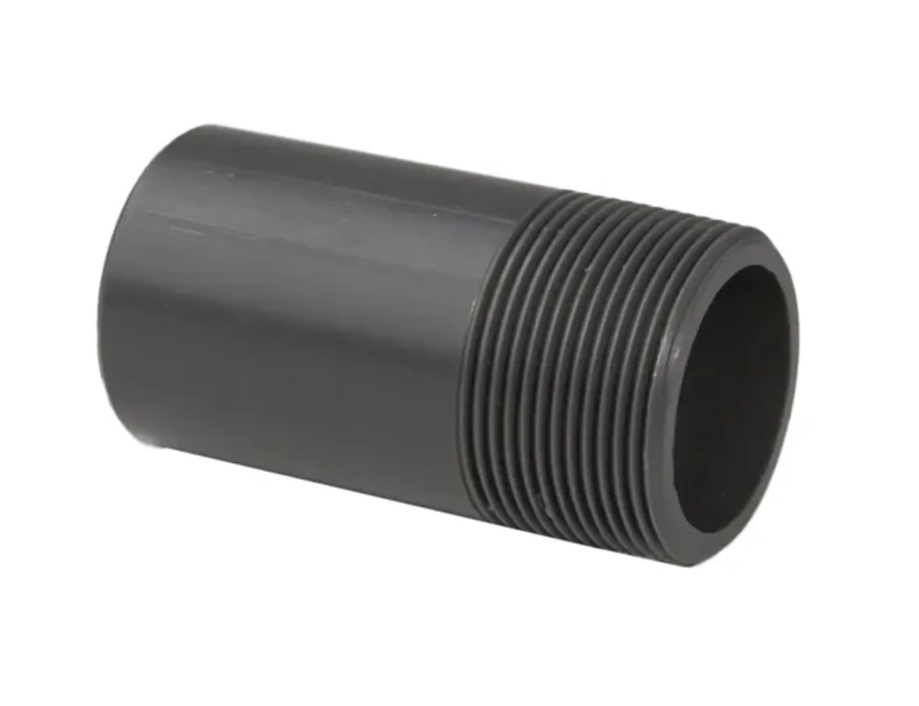 1.5" PVC Barrel Nipple P T