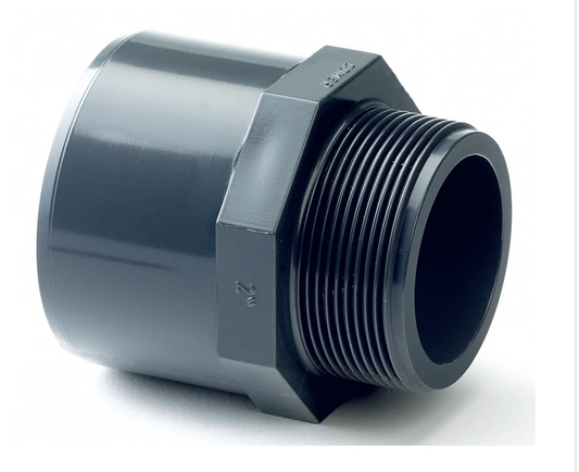 1.5" PVC Male BSP x P P