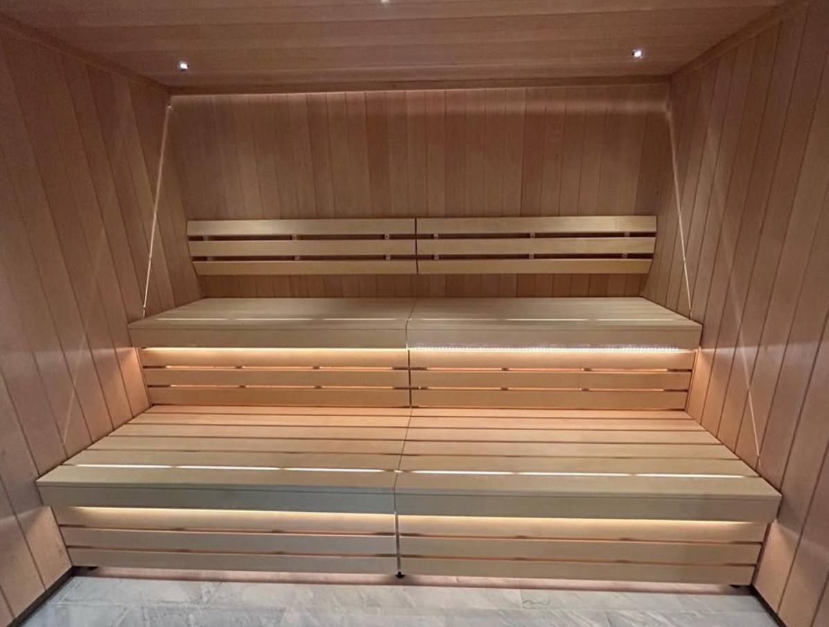 sauna installation for commericial. sauna builder for homes in kent. hot tub renovation. air b and b maintenance